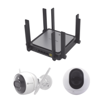 RUIJIE, RGEW3200GXPRO/C6/C3X, Kit de Router Ruijie Con Cámara EZVIZ / I Incluye 1 PZA CS-C6 / 1PZ C3X / Un Router RGEW3200GXPRO