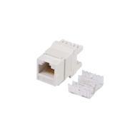 Comprar Módulo Jack Keystone Cat5e Blanco | Smartgrid México