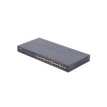 PLANET, FGSW-2624HPS, Switch administrable de 24 puertos 10/100TX PoE+ y 2 puertos combo TP/SFP Gigabit