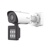 MILESIGHT, TS4466-X4RWE-W, Cámara Bullet Inteligente con IA, Luz Suplementaria y Reconocimiento Vehicular para Monitoreo de Tráf