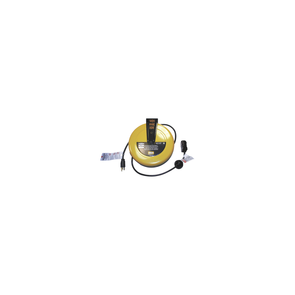 HUBBELL, HUB-HBL-C25-163C, Carrete de Cable comercial (16/3 rudo), para 125 V CA, 10 A, 7.6 m de longitud con conector HBL5969VB