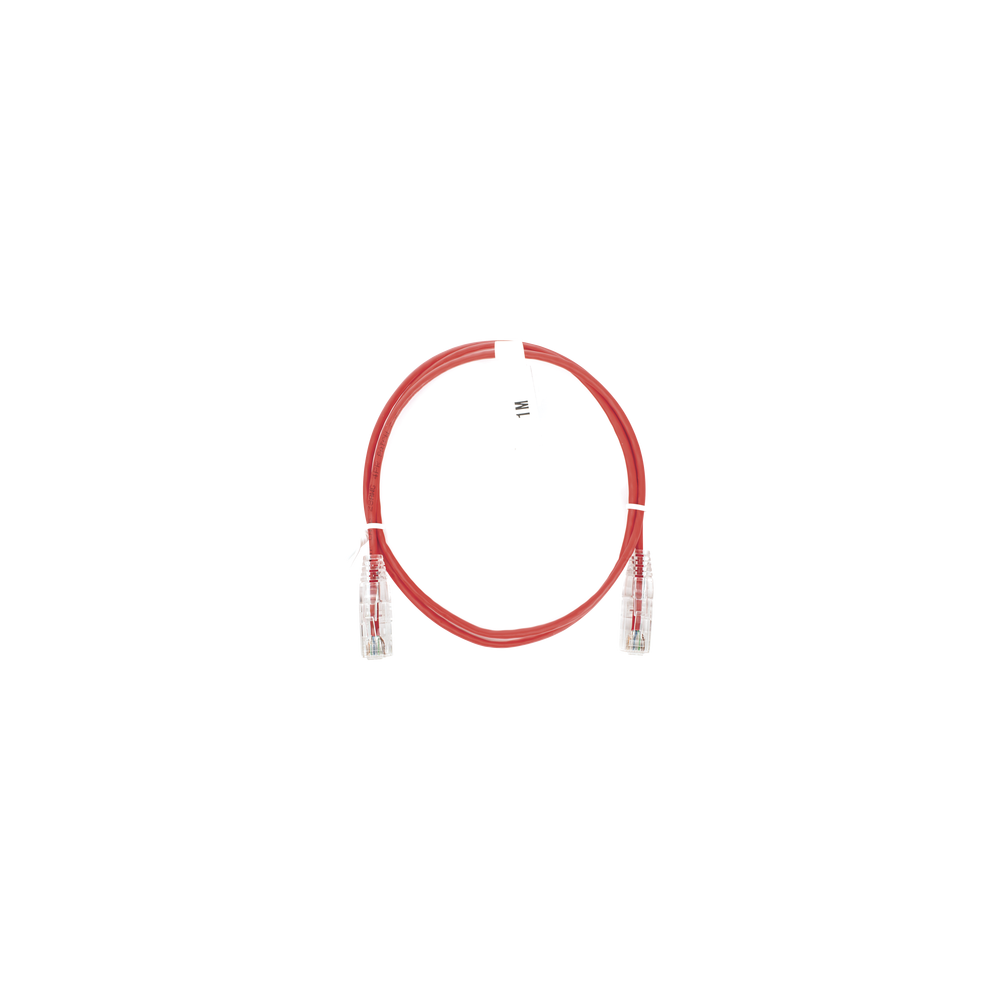 Comprar Cable Parcheo Cat6 1m Rojo Slim | Smartgrid México
