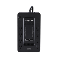CYBERPOWER, SX650U, UPS de 650 VA/390 W, Topología Standby con Modo Ahorrador ECO, Entrada 120 Vca NEMA 5-15P, Con 8 Tomas NEMA 