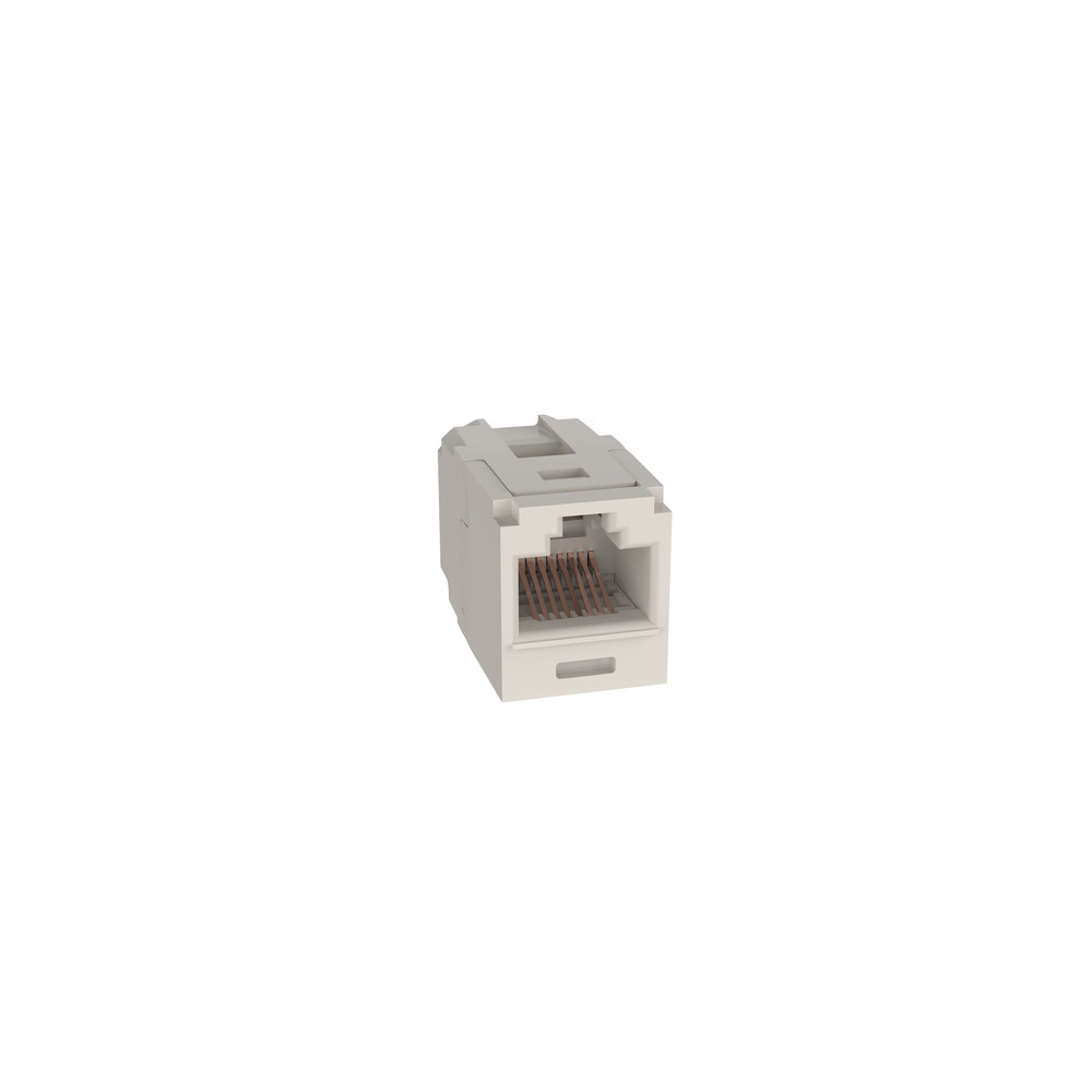 PANDUIT, CC688IW, Módulo Acoplador RJ45 a RJ45, Mini-Com, Categoría 6, Color Blanco Mate