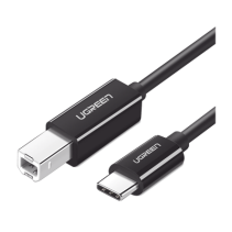UGREEN, 50446, Cable de Impresora o escáner USB-C | 1m (6 pies) | USB Tipo C a USB 2.0 Tipo B | Soporta Thunderbolt 3 | Alta vel