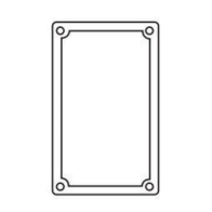 Comprar Empaque Neopreno HUB-FSRG 1 Gang | Smartgrid México