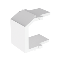 PANDUIT, NKBMWH-X, Módulo de tapa ciega (Inserto Ciego), Tipo Keystone, Color Blanco, 1 Pieza