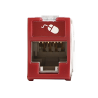 Comprar Jack UltraMAX Cat6A Rojo | Smartgrid México
