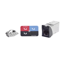 Comprar Jack Z-MAX Cat5e Blindado Negro | Smartgrid México