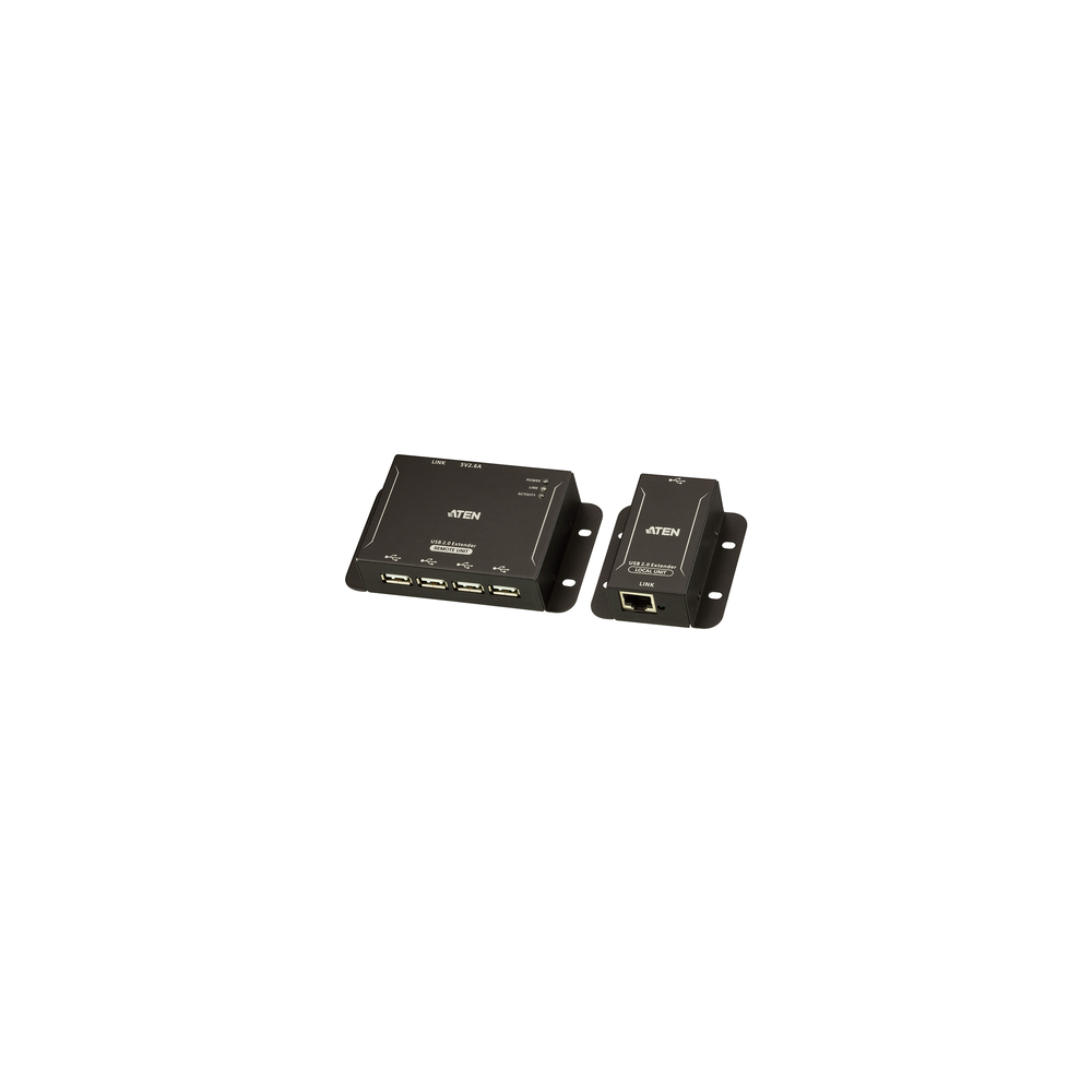 ATEN, UCE3250, Extensor USB 2.0 |Cat 5| Hub de 4 puertos | hasta 50 metros