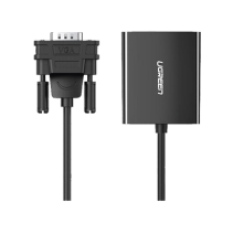 UGREEN, 50945, Entrada: VGA Macho / Salida: HDMI Hembra / Resolución de 1080P@60Hz / Puerto Estéreo de 3.5 mm / Plug and Play, S