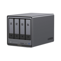 UGREEN, 35260, NAS UGREEN NASync DXP4800 Plus / Procesador Intel Pentium Gold 8505 5 Núcleos / 4 Bahías SATA + 2 M.2 NVMe PCIe 4