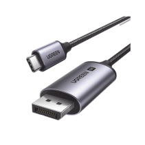 UGREEN, 25839, Cable USB-C a DP 1.4 | 3 metros | Compatible con Thunderbolt 3 & 4 | 8K@60Hz | 4K@240Hz | HDR10+ | eARC | DTS | 3