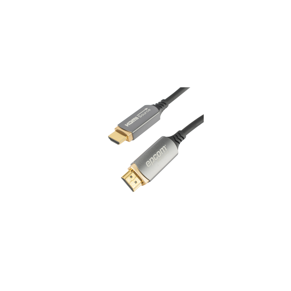 EPCOM PROAUDIO, EP-FOH-8K-10M, Cable HDMI de Fibra Óptica de 10m | Alta Definición | Version 2.1 | Alta velocidad 18Gbps | 8K@60