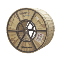 LINKEDPRO BY FIBERHOME, OC-ADSS-48C-S200/4KM, Carrete de 4 km de Fibra Óptica Aérea (ADSS) G.652D, Monomodo de 48 Hilos, Exterio