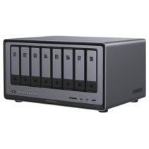 UGREEN, 35126B, NAS UGREEN NASync DXP8800 Plus / Intel Core i5-1235U 10 Núcleos / 8 Bahías SATA + 2 M.2 NVMe / 2 Puertos 10GbE /