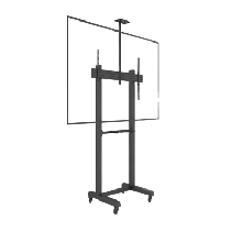 EPCOM INDUSTRIAL, EMFS1B1, Montaje de Piso Móvil para Pantallas de 65 in a 100 in | vesa 100 x 100 hasta 1000 x 600 | carga maxi