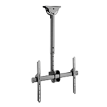 BRATECK, PLB-CE946-01S, Soporte de Techo para Pantallas | Compatibilidad VESA 200x200 a 600x400 | Pantallas Hasta 70 Pulgadas | 