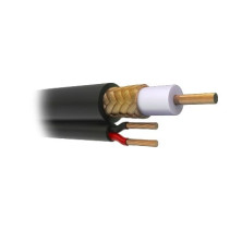 VIAKON, RG-59-V/1000, Bobina de 305 metros de Cable Coaxial RG59 Siamés, Malla de Cobre, HECHO EN MÉXICO, Optimizado para HD. Ap