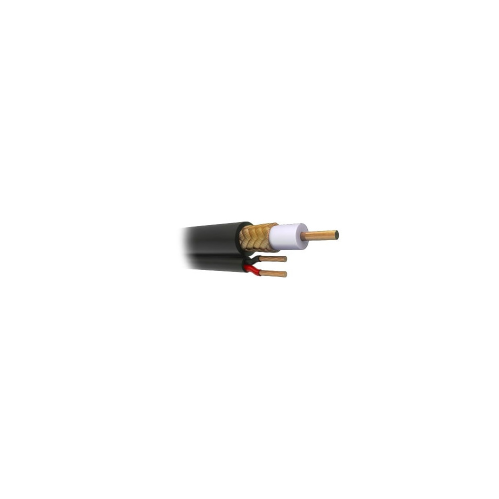VIAKON, RG-59-V/1000, Bobina de 305 metros de Cable Coaxial RG59 Siamés, Malla de Cobre, HECHO EN MÉXICO, Optimizado para HD. Ap