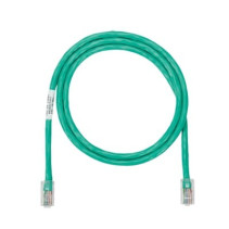 PANDUIT, NK5EPC3GRY, Cable de parcheo UTP Categoría 5e, con plug modular en cada extremo - 1 m. - Verde
