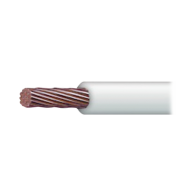INDIANA, SLY-308-WHT/100, Cable Eléctrico de Cobre Recubierto THW-LS Calibre 12 AWG 19 Hilos Color Blanco (100 metros)