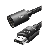 UGREEN, 40447, Cable de extensión HDMI 8K | 1 Metro | Macho a Hembra | HDMI 2.1 | 8K@60Hz | Núcleo de Cobre Puro 28AWG | Soporta