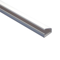 THORSMAN, TMK-1020, Canaleta blanca tipo bisagra de PVC auto extinguible, con cinta adhesiva, paquete con 4 piezas de 20x10x1100
