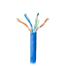 GENESIS, 5078-1106/1000, Bobina de 305 Metros Cable Par Trenzado Nivel 5 (CAT 5e) / CMR / Color Azul / 4 Pares de Conductores Só