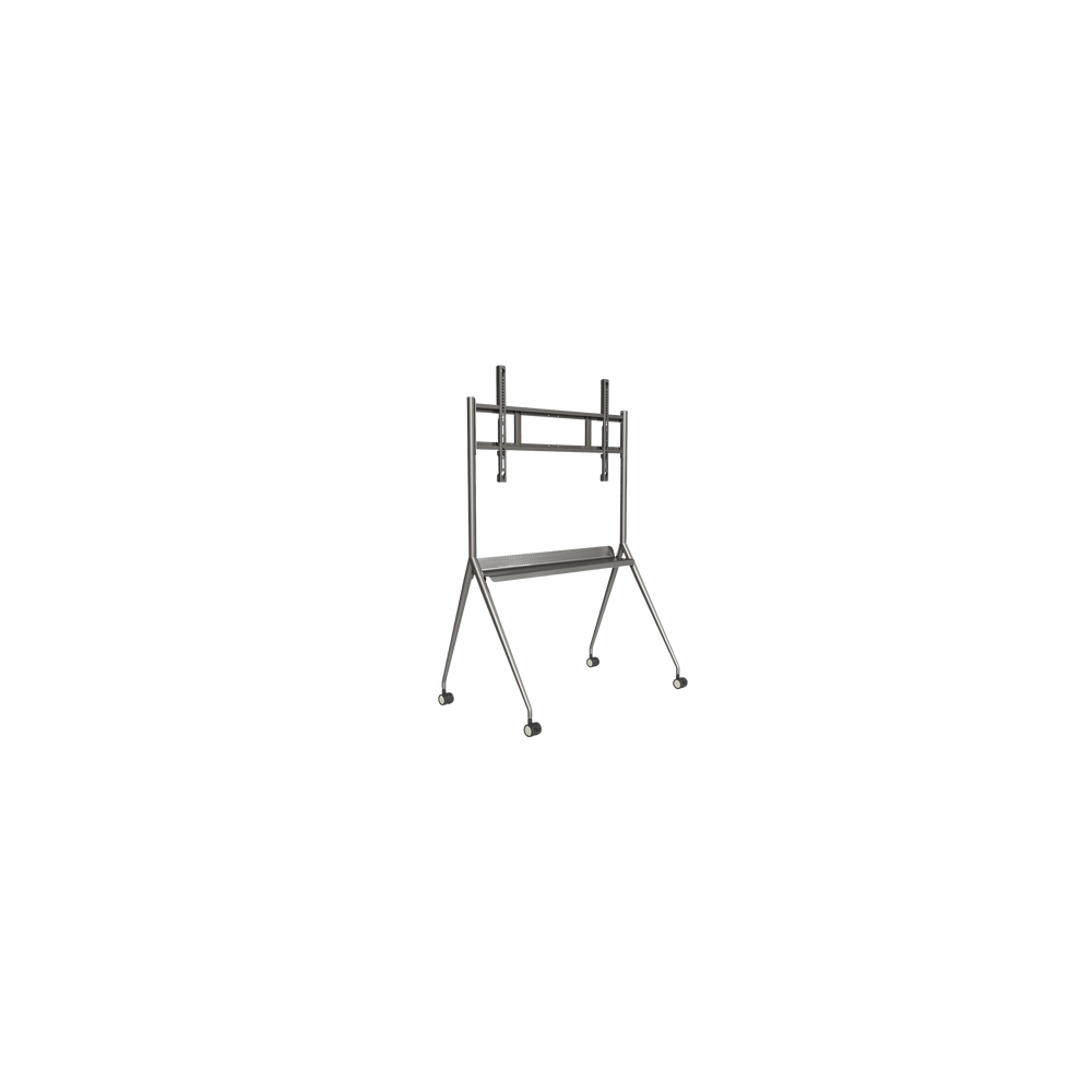 HIKVISION, DS-D5ABKY2-B, Montaje de Piso Móvil para Pantallas de 86 y 98 / Compatible con VESA / Incluye Soporte para Pantalla