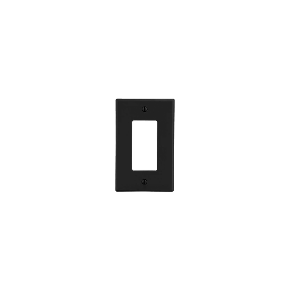 HUBBELL, HUB-P26-BK, Tapa para Contacto Dúplex Color Negro.