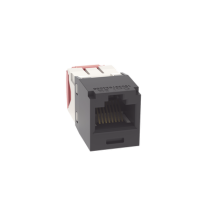 PANDUIT, CJ5E88TGBL, Conector Jack RJ45 Estilo TG, Mini-Com, Categoría 5e, de 8 posiciones y 8 cables, Color Negro