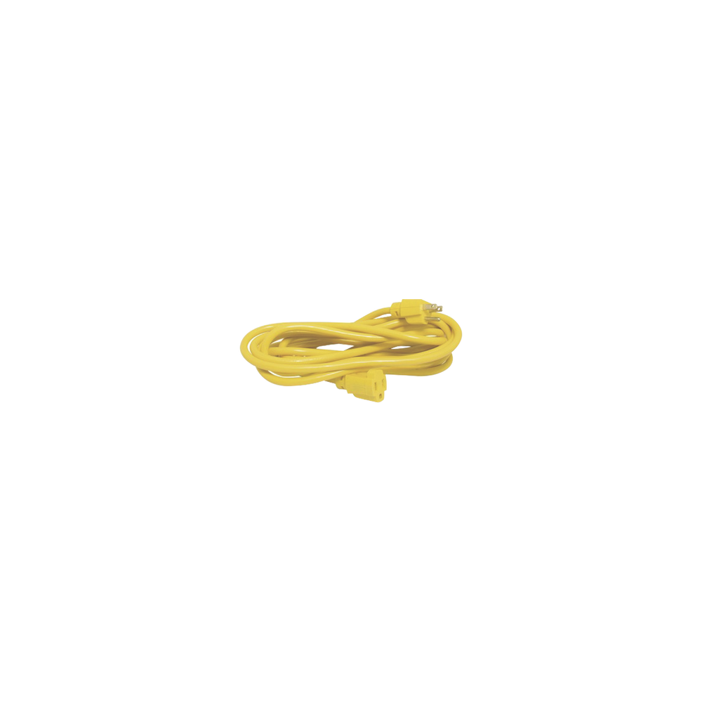 SURTEK, SYS-136175, Extensión Eléctrica de Uso Rudo Aterrizada 30 metros / Color Amarillo.