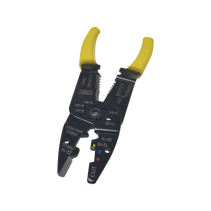 EPCOM POWERLINE, EP204B, Pinza Cortacables / Pelacables 10 a 22 AWG con Plegador de Conectores.